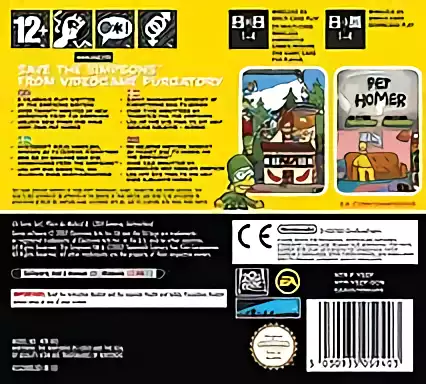 Image n° 2 - boxback : Simpsons Game, The
